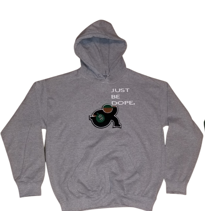 Gray "JUST BE DOPE" Hoodie