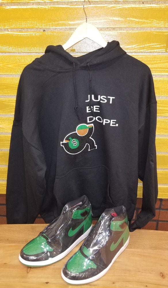 Black "JUST BE DOPE" Hoodie