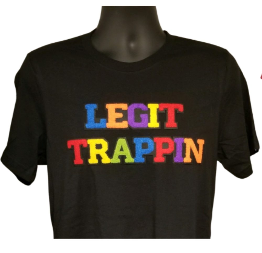 Black "LEGIT TRAPPIN™" Tee