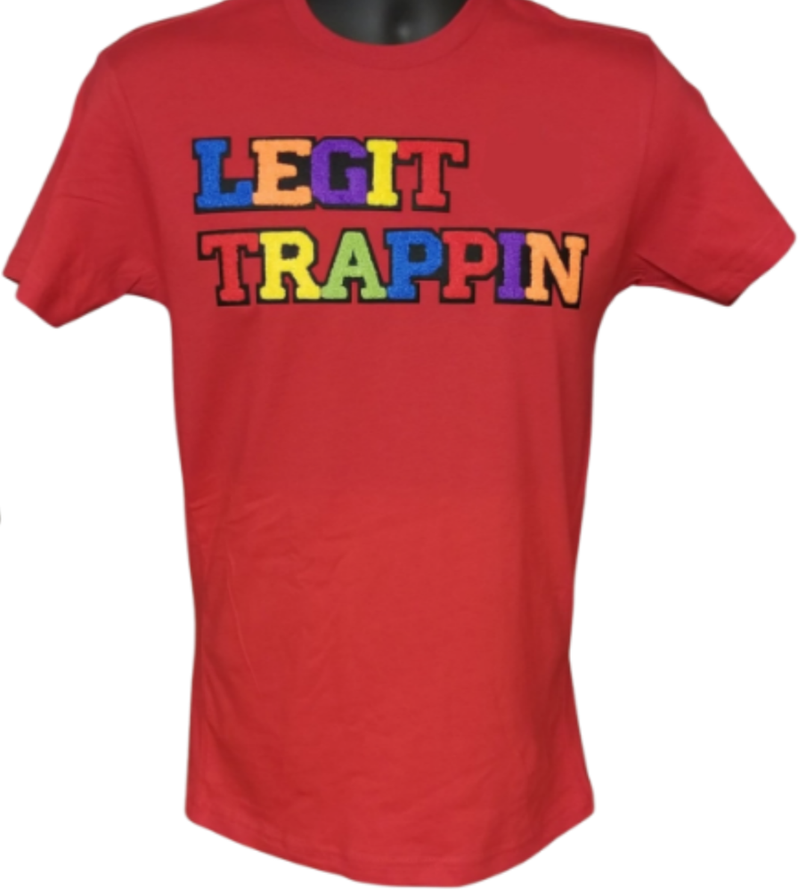 Red "LEGIT TRAPPIN™" Tee