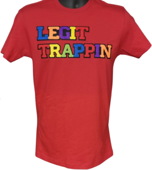 Red "LEGIT TRAPPIN™" Tee