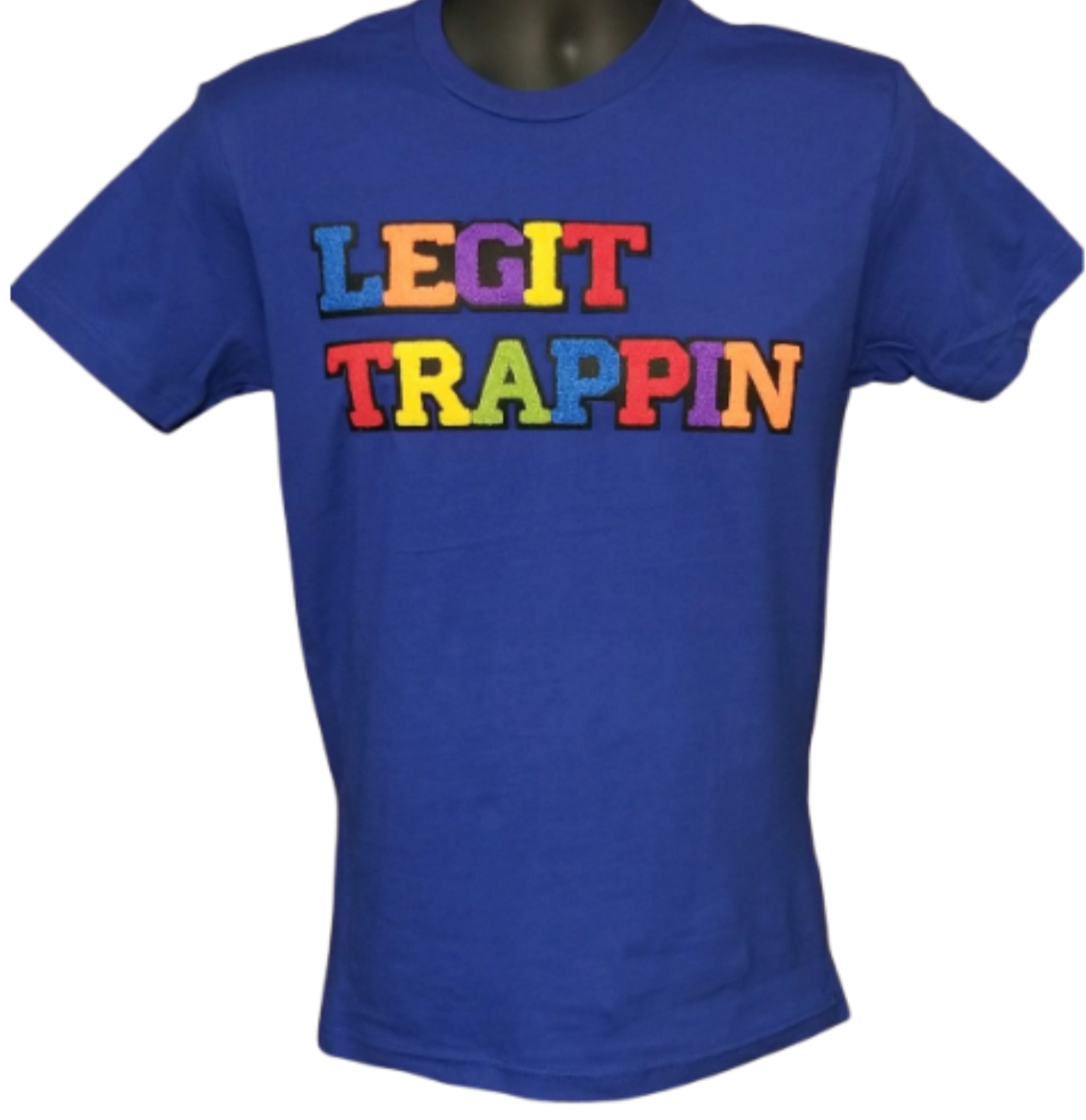 Blue "LEGIT TRAPPIN™" Tee