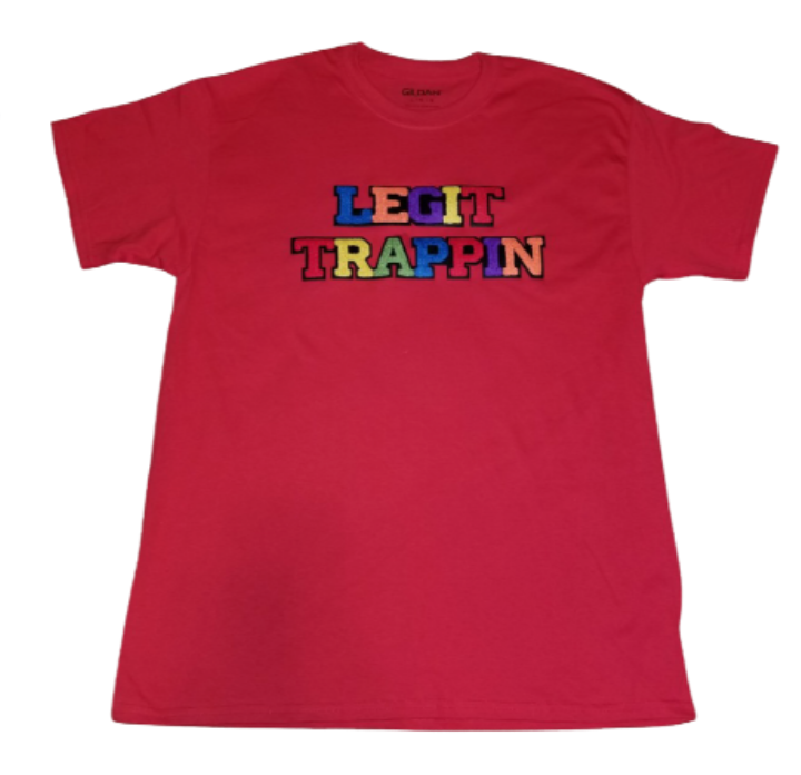 Red "LEGIT TRAPPIN™" Tee