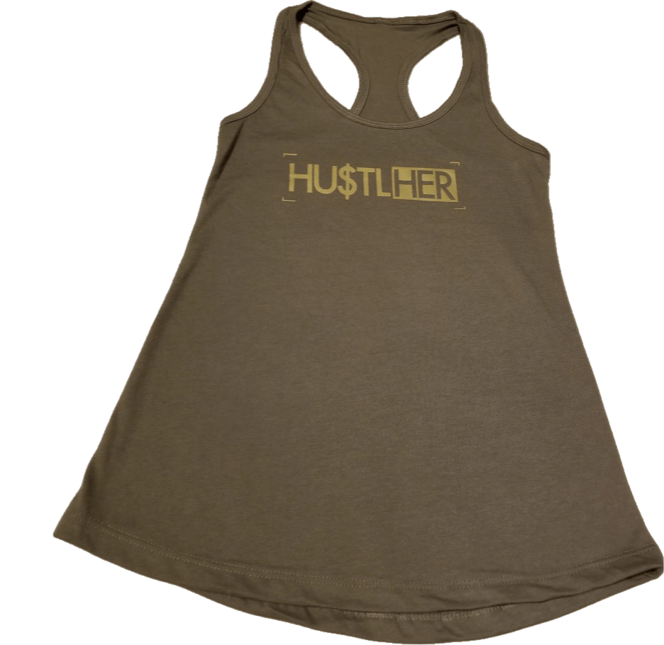 Army Green "HU$TLHER" Tank