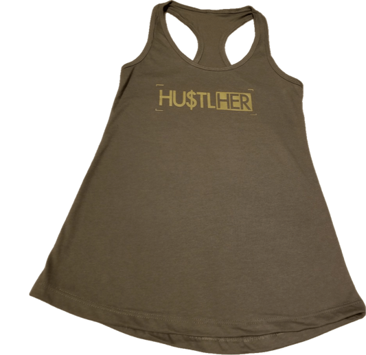 Army Green "HU$TLHER" Tank