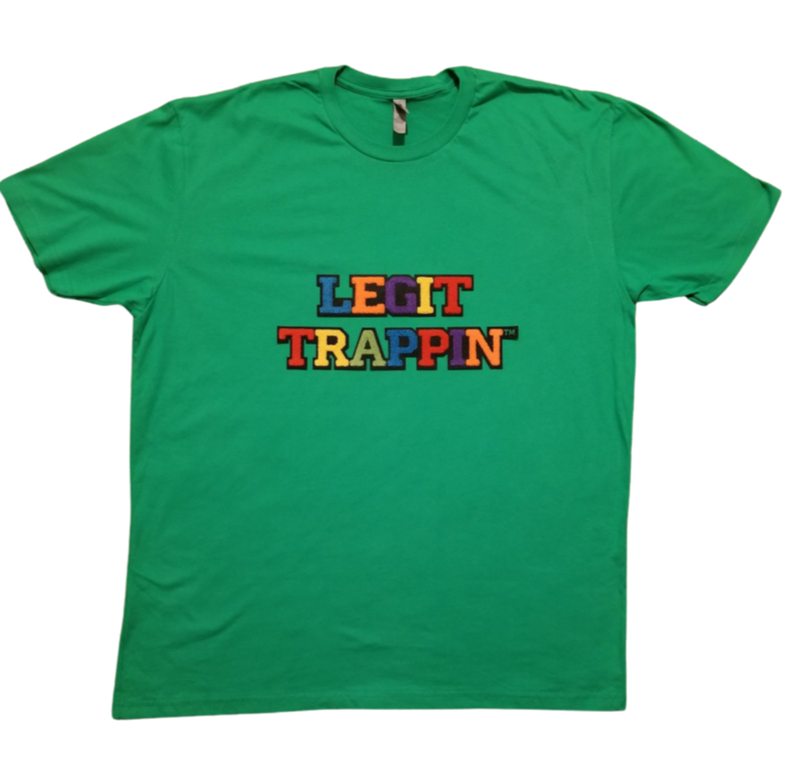 Green "LEGIT TRAPPIN™" Tee