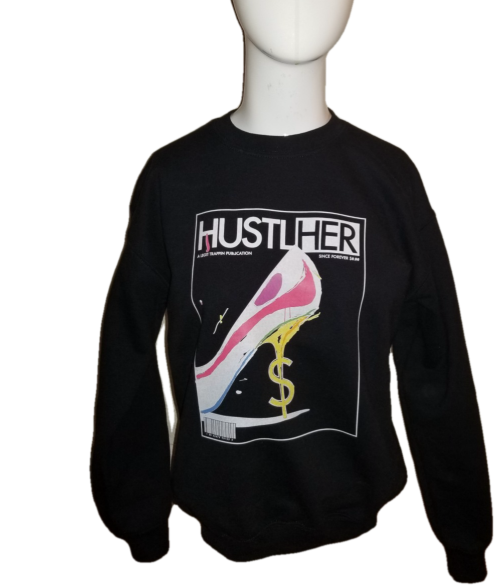 Crewneck "HustlHER" Sweatshirt