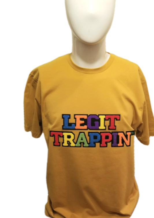 *SPECIAL* Gold "LEGIT TRAPPIN" Tee