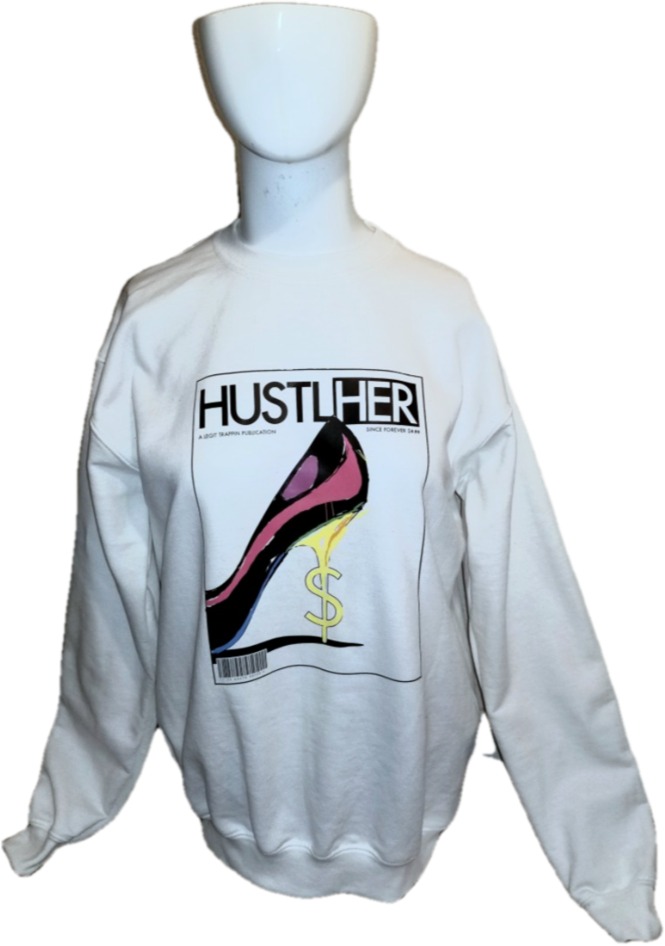 Crewneck "HustlHER" Sweatshirt